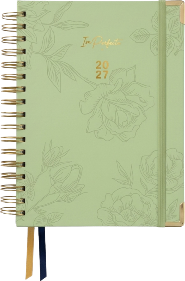 Agenda ImPerfecta 2027 Bloom cerrada, a escala