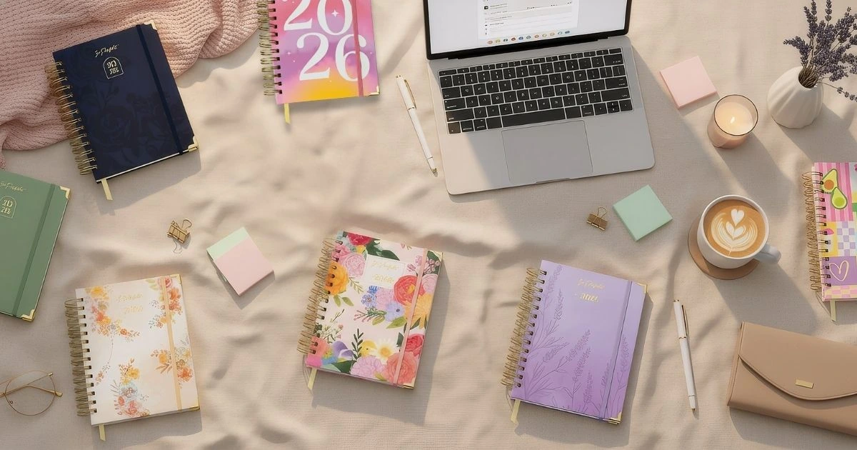 Todas las portadas de la Agenda ImPerfecta 2026: Cherry, Tulip, Vintage y más.